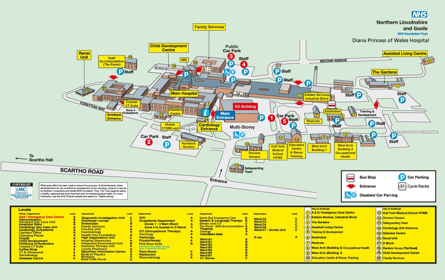 Hospital Maps Northern Lincolnshire And Goole Nhs Foundation Trust 9039