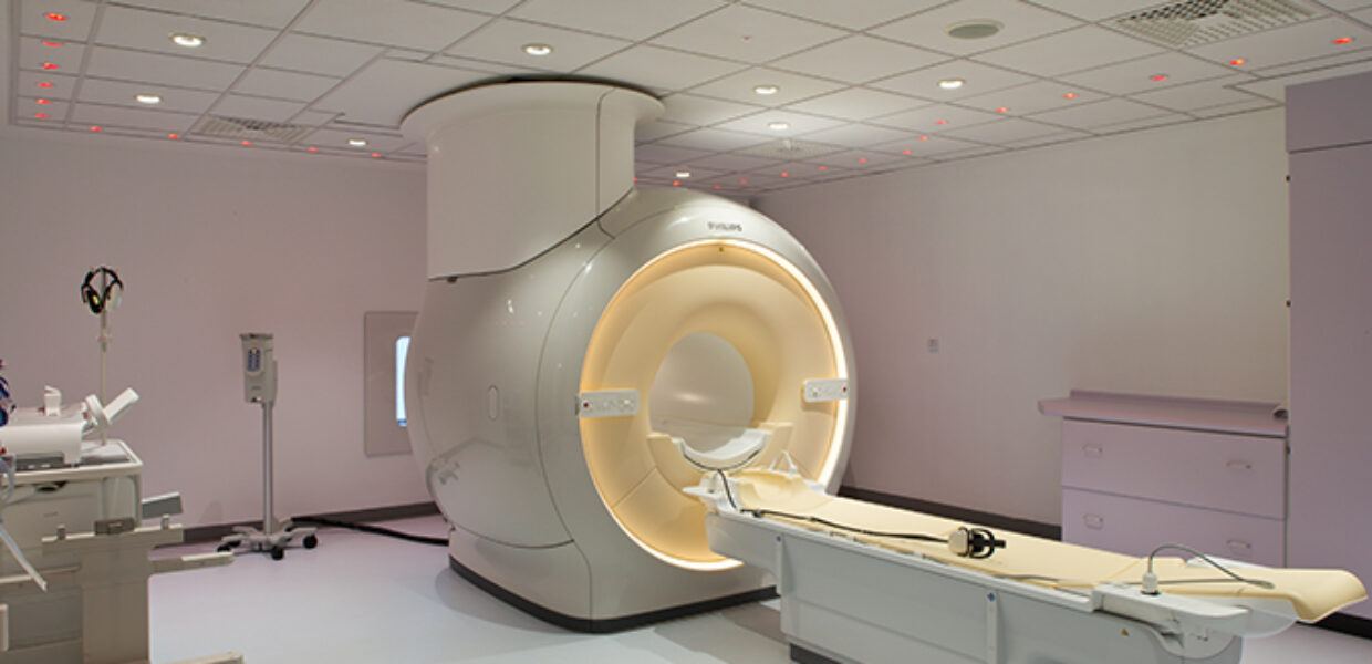 One of the MRI scanners in the new Grimsby MRI unit.