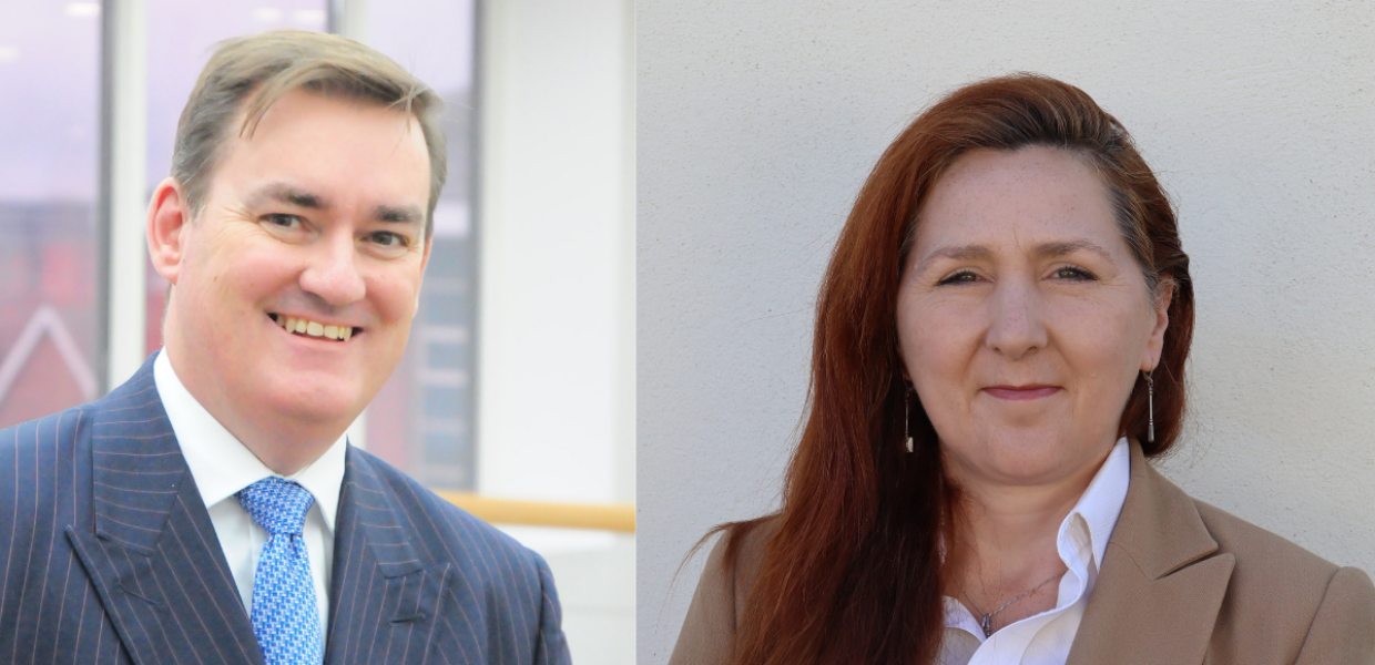 Our two new Trust Board members Simon Parkes and Fiona Osborne